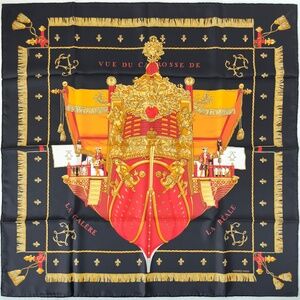 NWT Hermes Scarf "Vue du Carrosse de la Galère -La Réale" 3